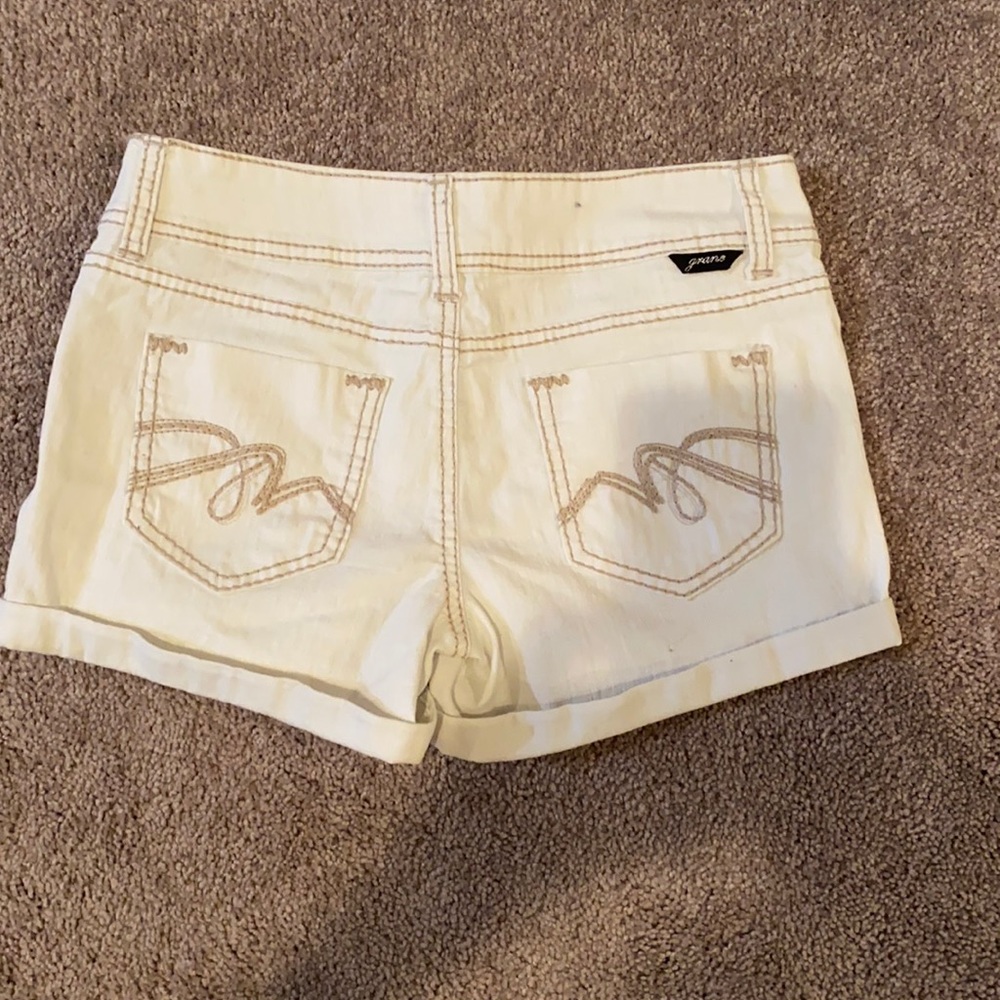 Off white jean shorts